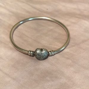 Pandora Pavè Heart Bangle